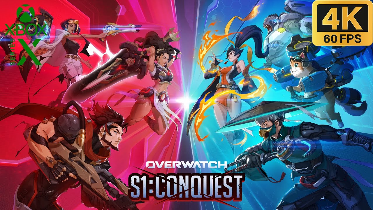 OVERWATCH - Reign of Talon Season 1 Conquest Gameplay (4K 60FPS) No Commentary