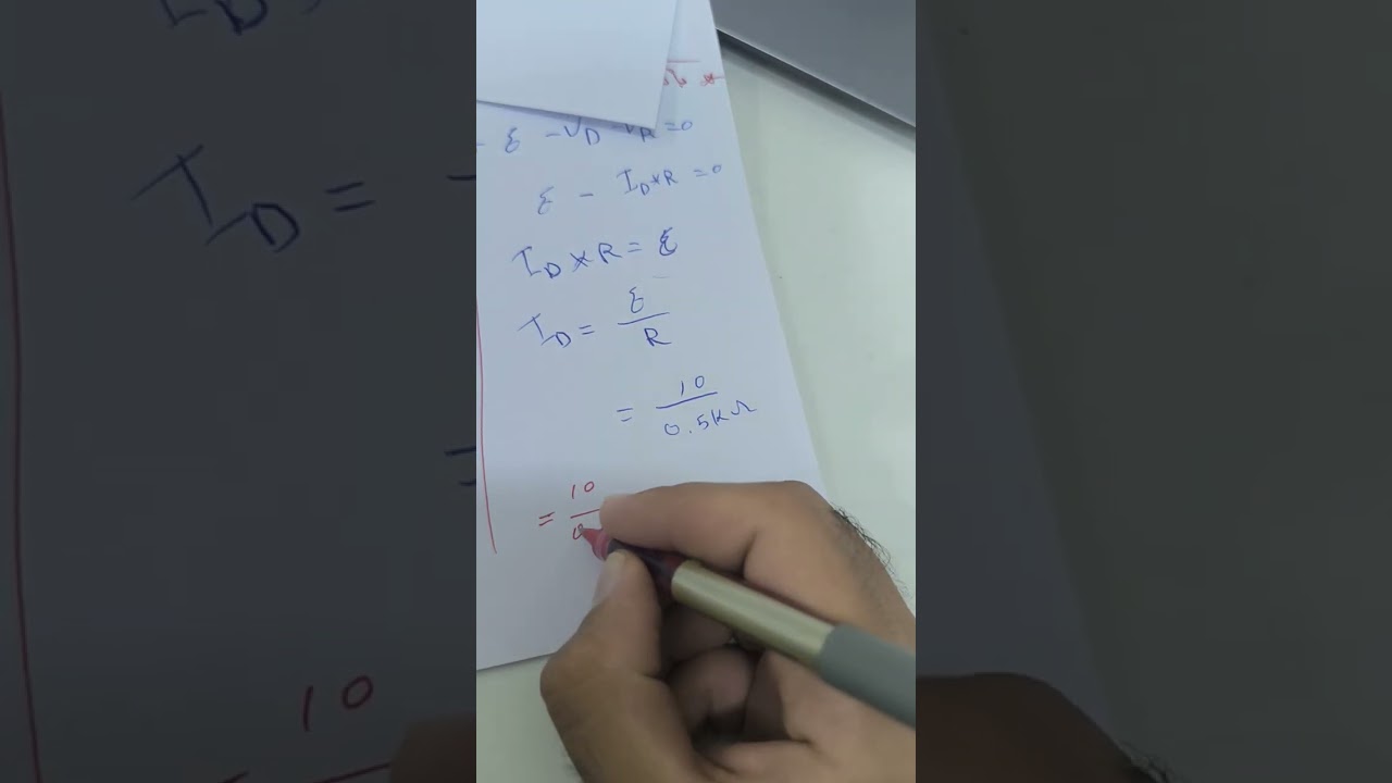 اساسيات دوائر الكترونيه مرحله ثانيه مثال 1-2 كورس اول مقطع 1