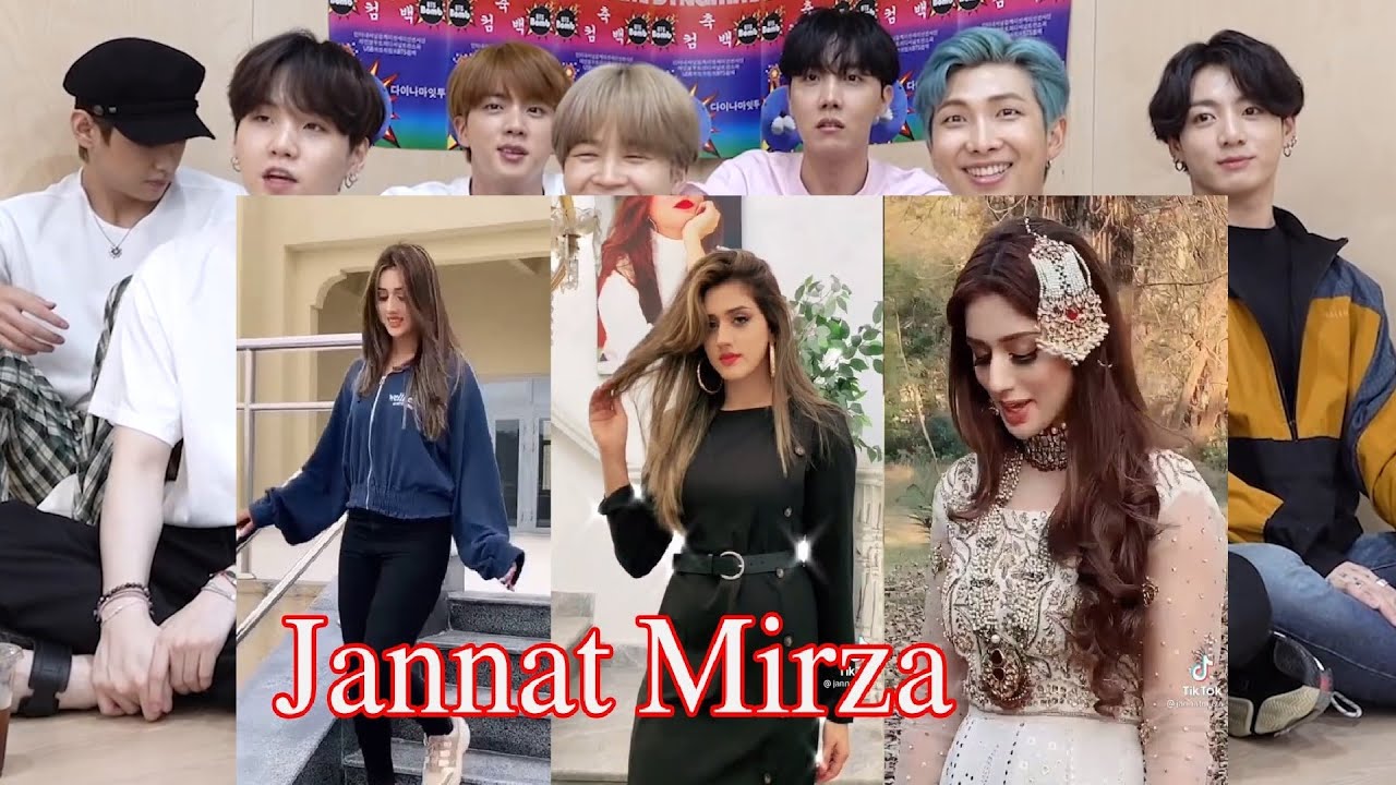 BTS reaction Jannat Mirza New Muser Tik Tok video - ZiinChan