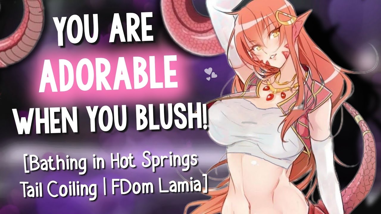 Dominant Lamia Coils you in the Hot Springs 🐍 [Bathing | Snek Girl | Hair Play | Binaural Audio RP]