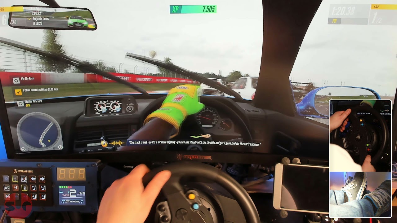 Thrustmaster TMX Pro test run in Project CARS 3