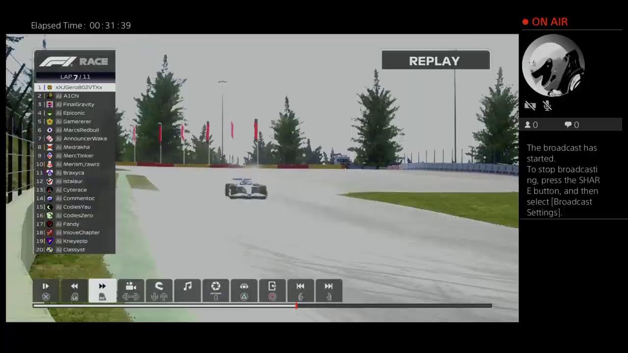 F1 sim racing