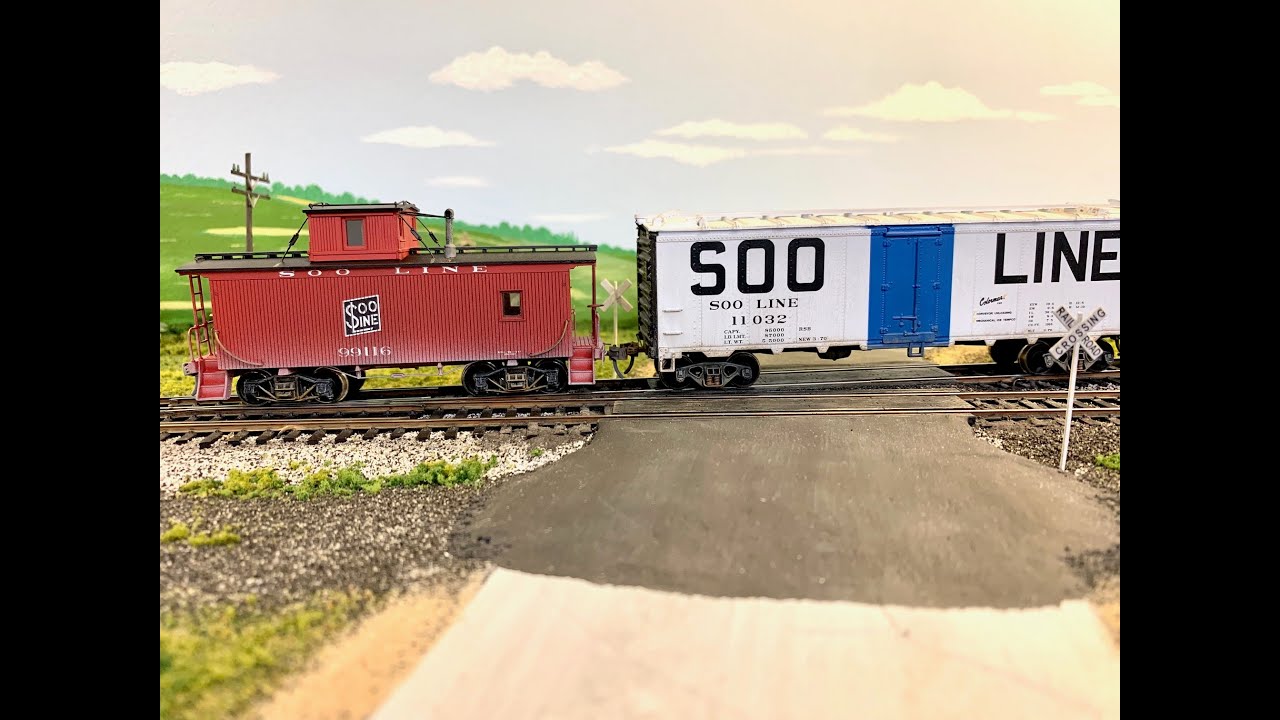 SOO Line Freight Train in HO Scale