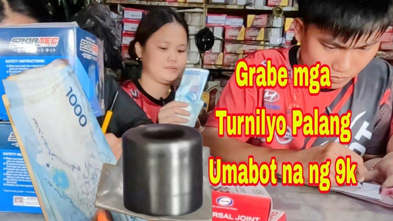 Grabe naman yan Turnilyo lang ang pinatangal ko. Umabot ng 9k ang ginastos