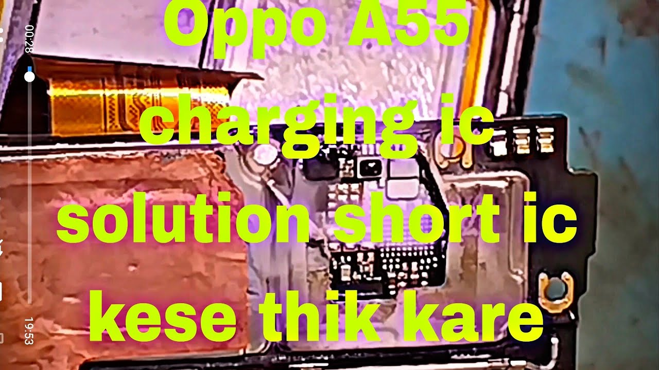 Oppo A55 charging ic solution,oppo phone me charging solution#video@Rpp Institute { Prashant Prabhakar }