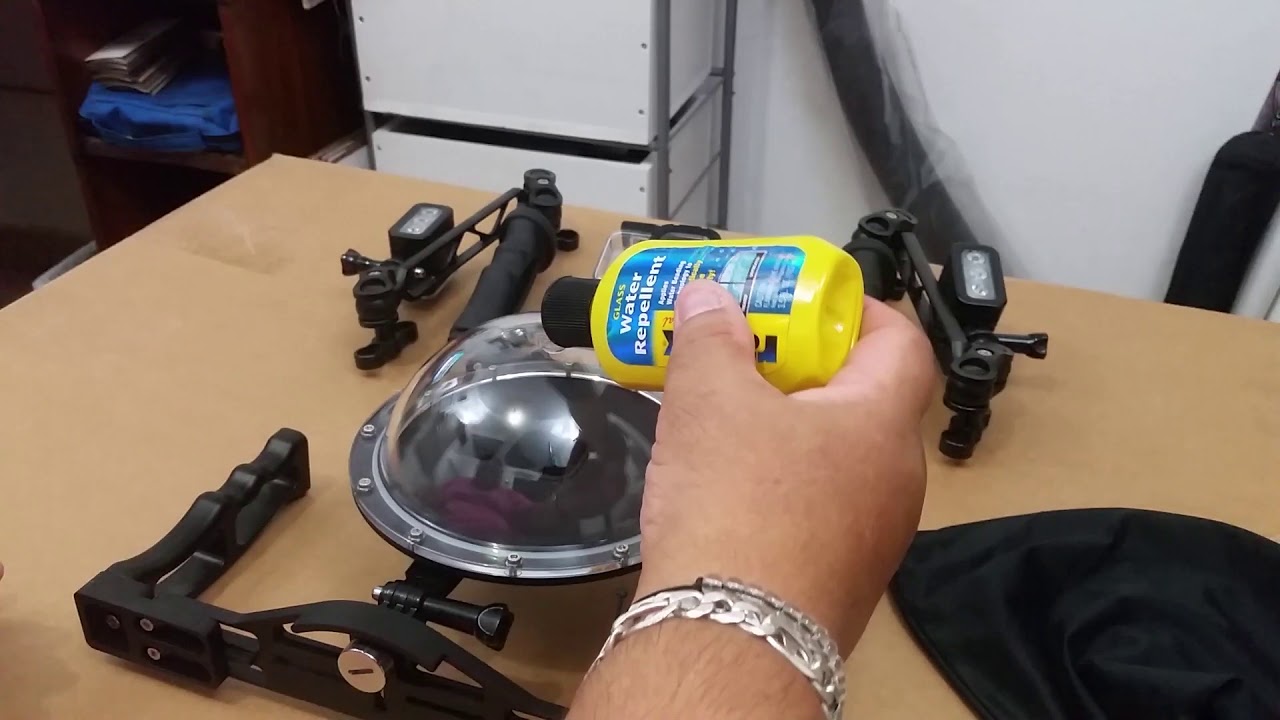 Rain X en el Dome para la Gopro hero 8