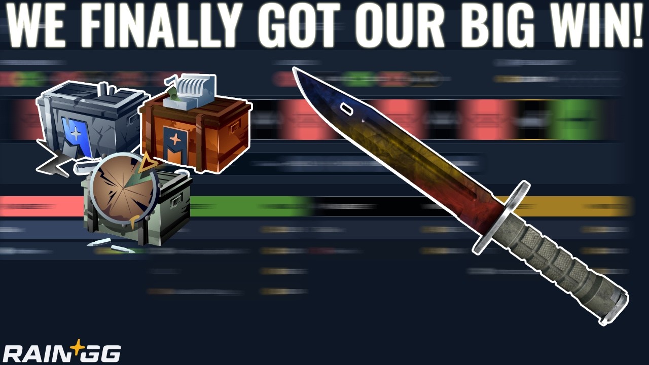 WE FINALLY GOT OUR BIG WIN! THIS WAS THE PERFECT CASE BATTLE ON RAIN.GG!