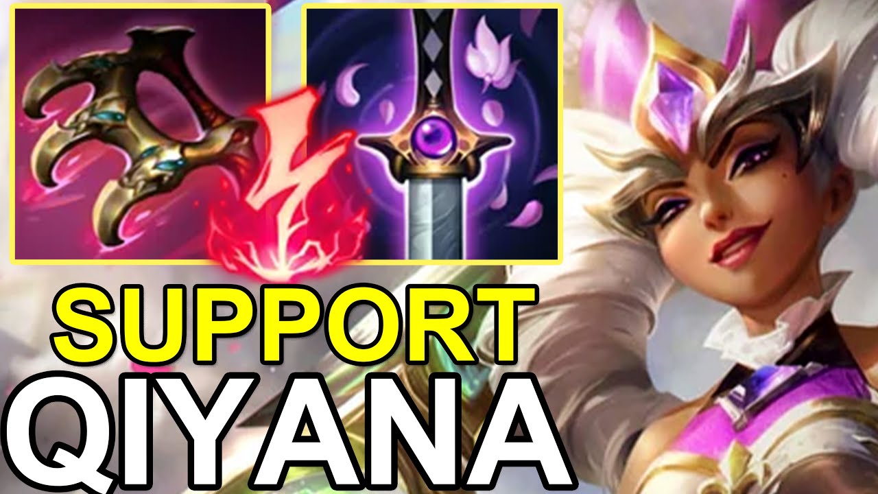 LOL CN BEST QIYANA - Beifeng Support Qiyana Build Runes - Challenger Qiyana Gameplay S14.20