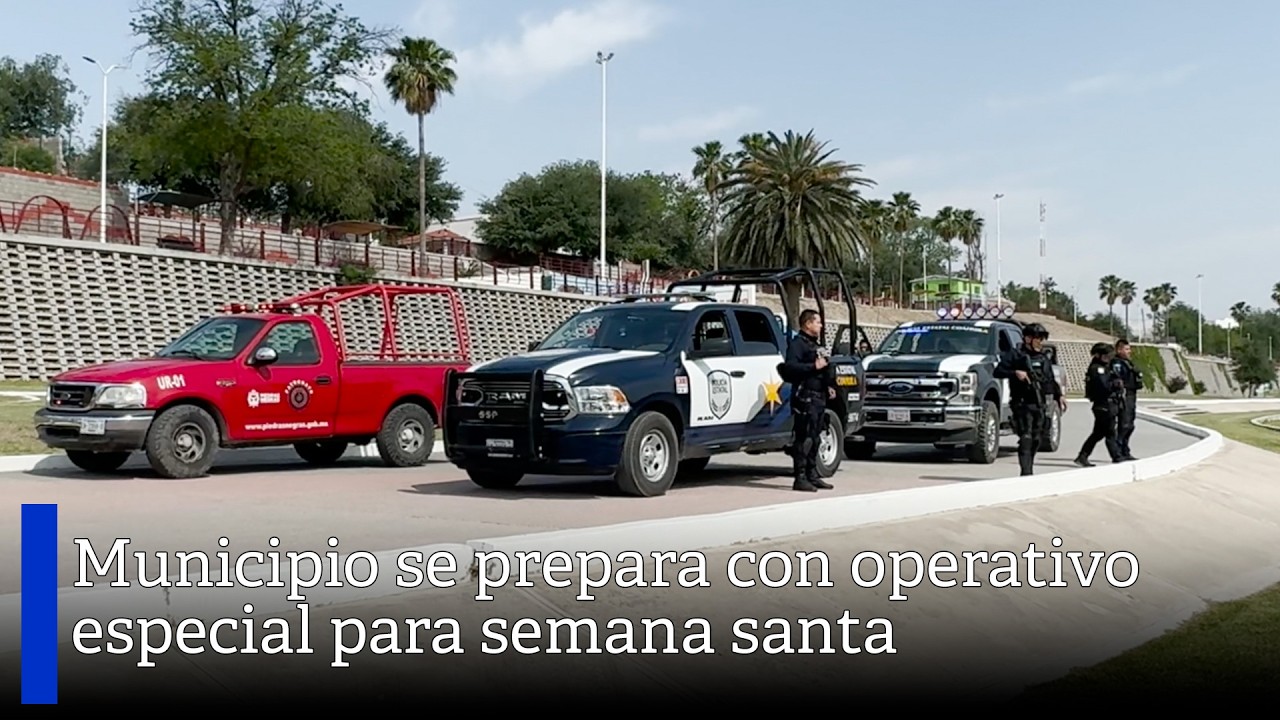 Municipio se prepara con operativo especial para semana santa