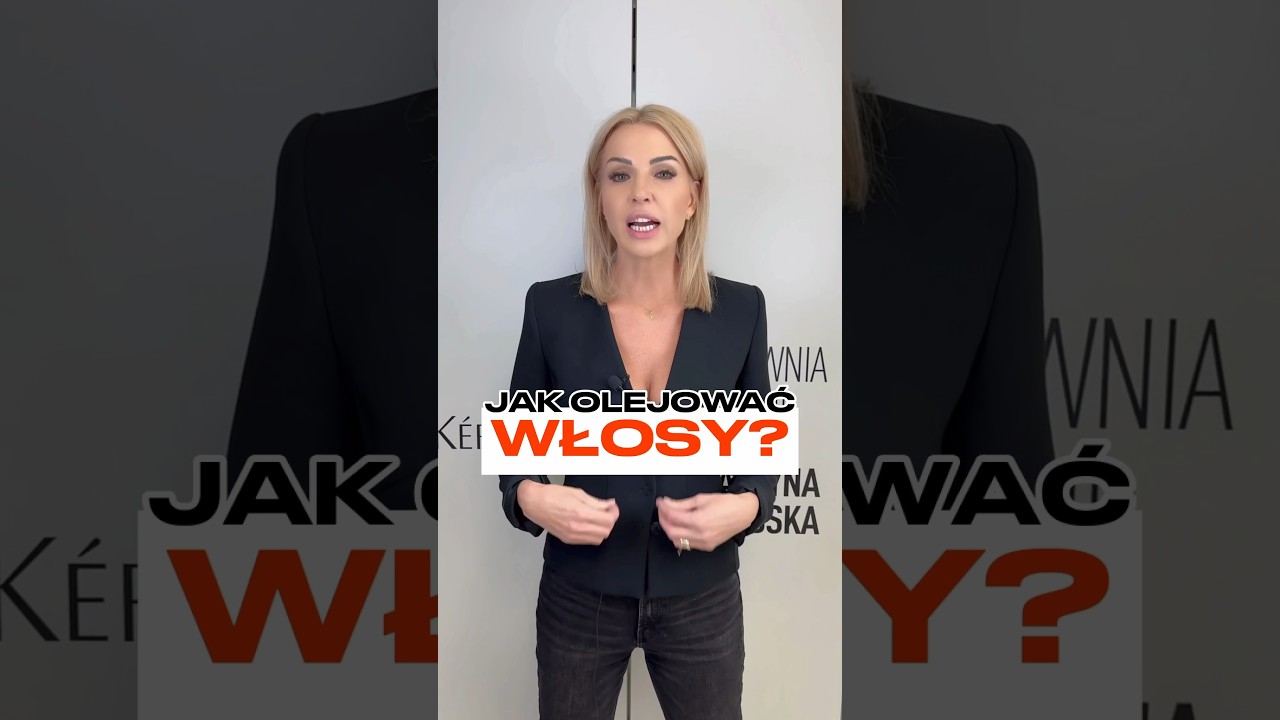 Jak i czym olejować włosy średnioporowate❓ #katarzynajarzebska #fryzjer #wlosy #olejowanie