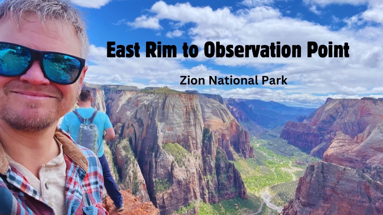 Hike the East Rim Trail to Observation Point in slippers