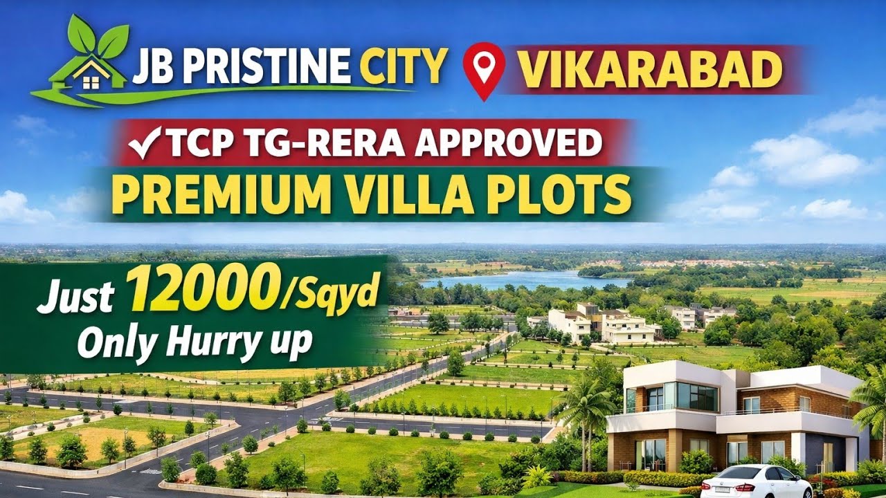 JB's Pristine City | Vikarabad | Dtcp Open Plots | JB Infra Group | Realestate | Avira properties 