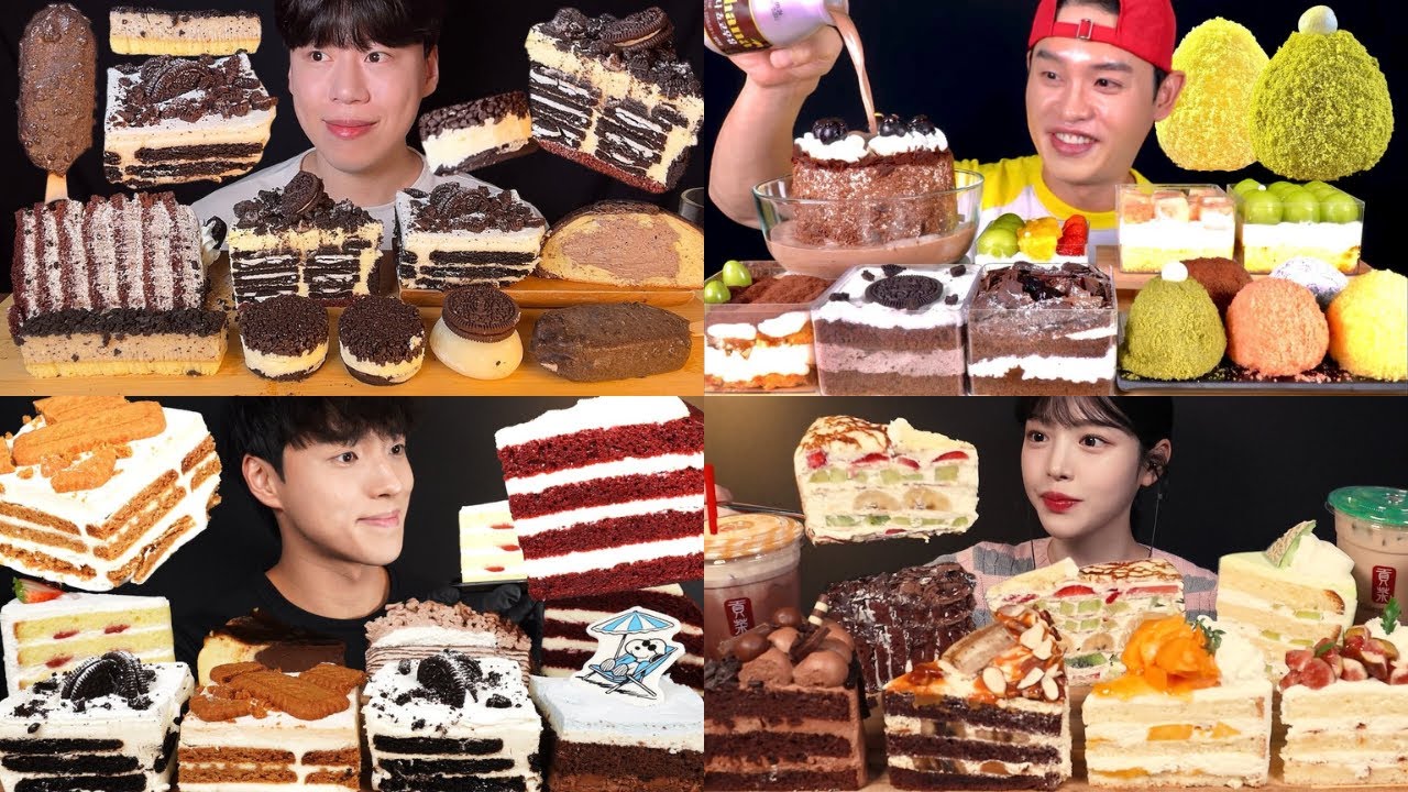 ULTIMATE Cake & Dessert ASMR Mukbang 🎂 | Oreo Cakes, Chocolate Layers & Sweet Eating Sounds