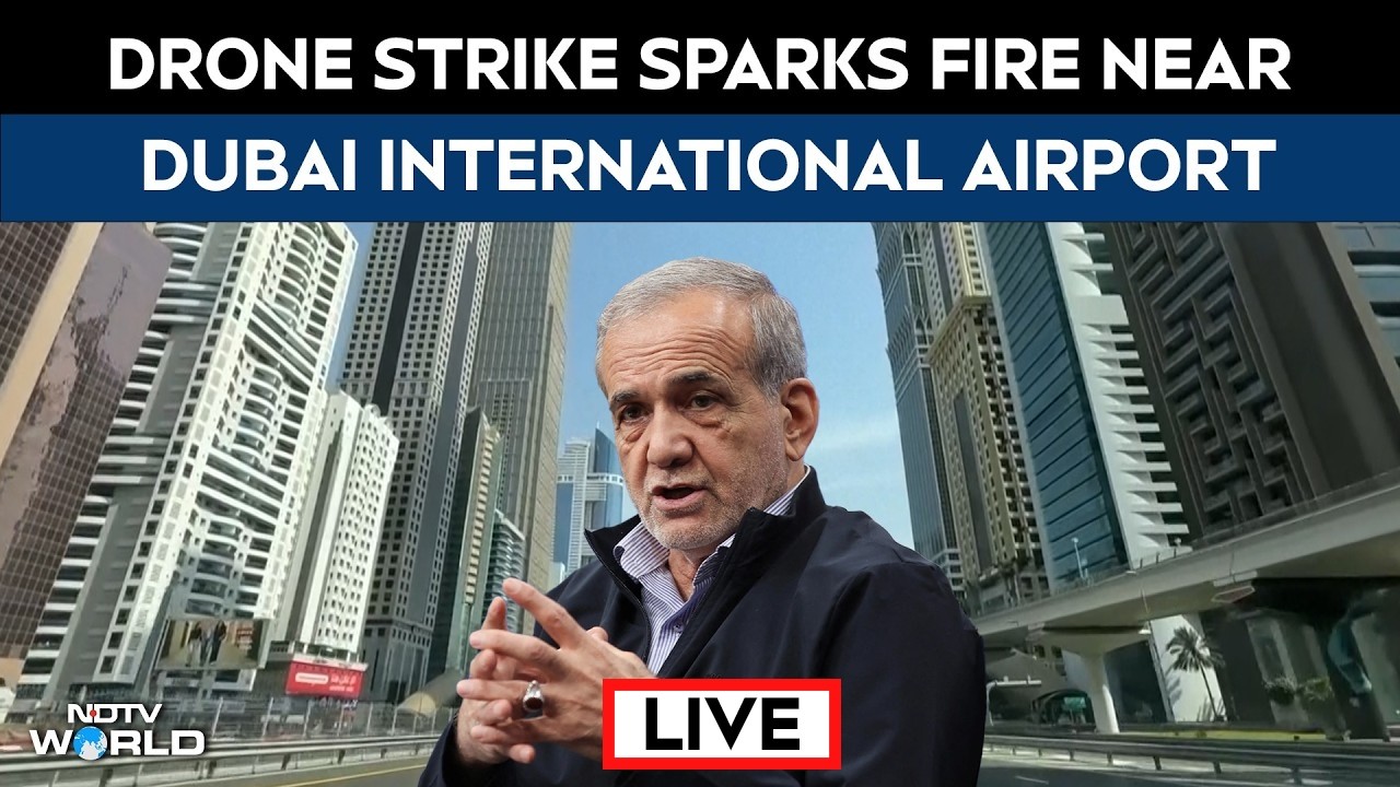 Dubai Attacked LIVE | Dubai Airport Attacked LIVE | Drones Hit Dubai Airport LIVE | Iran Israel War