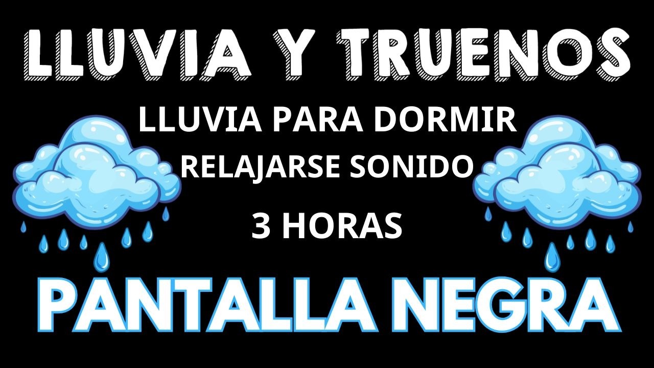 Relajarsecon - Escicha dormir mejor🌧 Sonidos de Lluvia Y Truenos en Bosque Para Dormir Profundamente