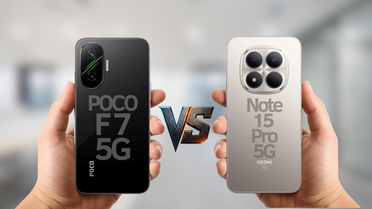 POCO F7 5G vs Redmi Note 15 Pro 5G Which one is the BEST? (Comparison)