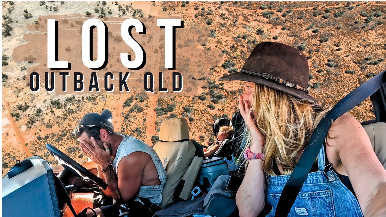 REAL LOST in Outback Queensland - Back roads to Charlotte plains