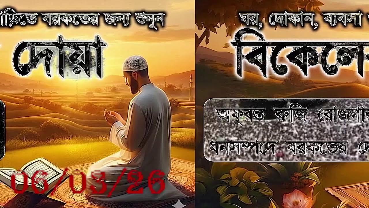 সেরা আমল 2026 বিকেল শুরু হোক হৃদয় শীতল করা বরকতময় আয়াত দিয়ে। সকালের দোয়া ও জিকির।padma tv