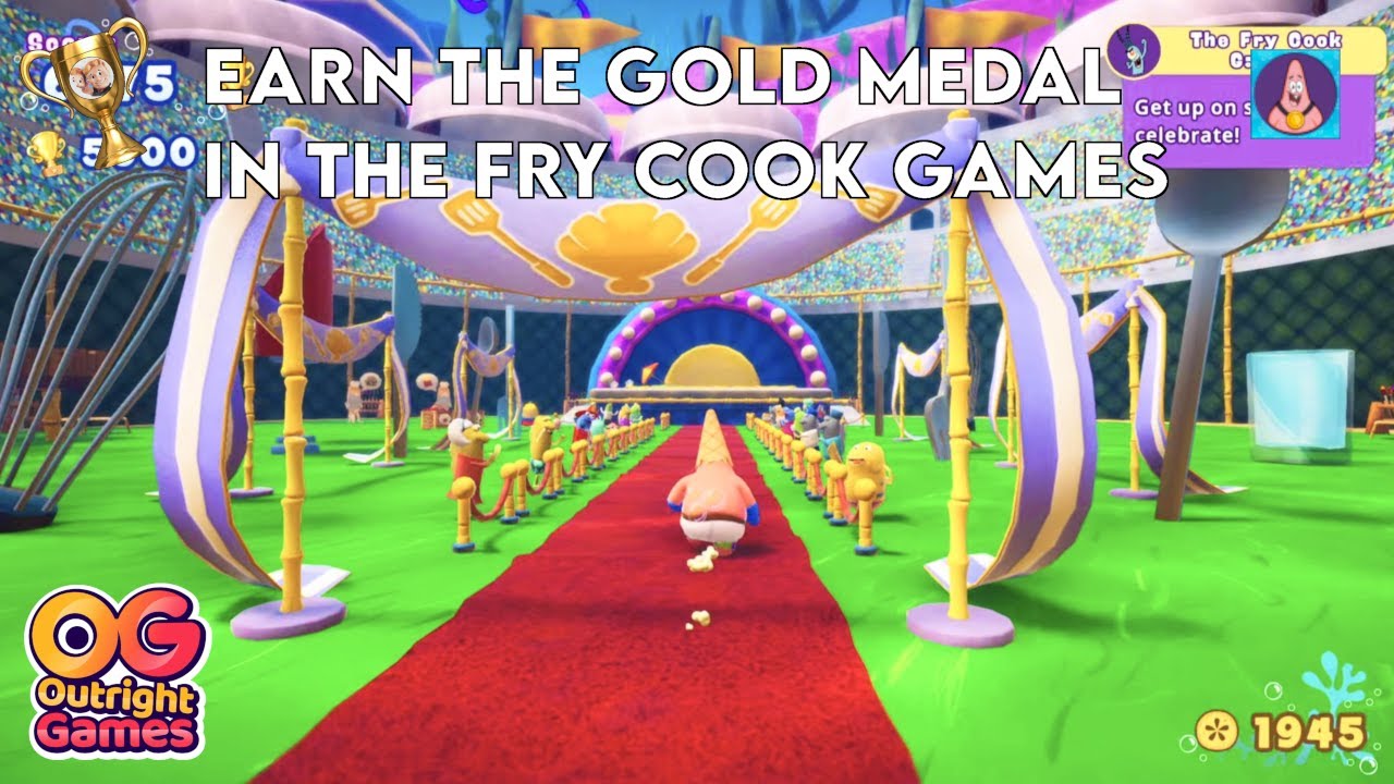 Spongebob The Patrick Star Game - Earn a Gold Medal in the Fry Cook Games