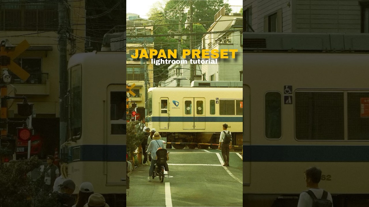 Aesthetic japan preset Lightroom tutorial #youtubeshorts #shorts #lightroompresets #presets