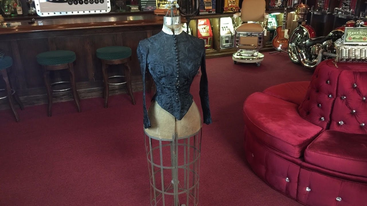 VINTAGE EARLY 1900'S ADJUSTABLE DRESS FORM CAGE MANNEQUIN SOLD