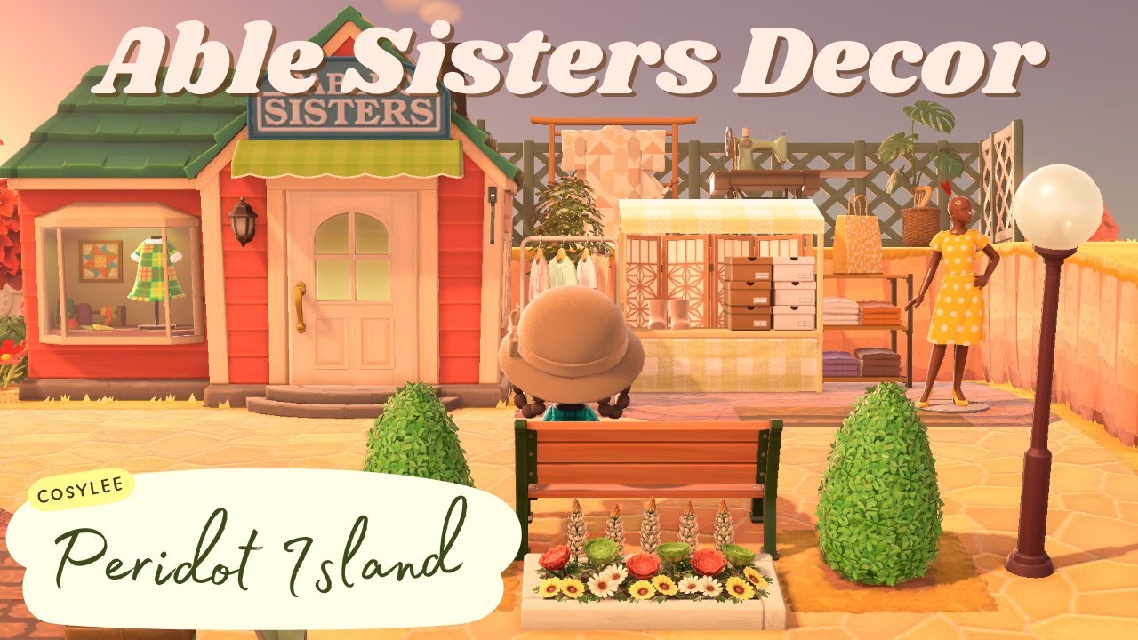 able sisters speed build | peridot island | #acnh