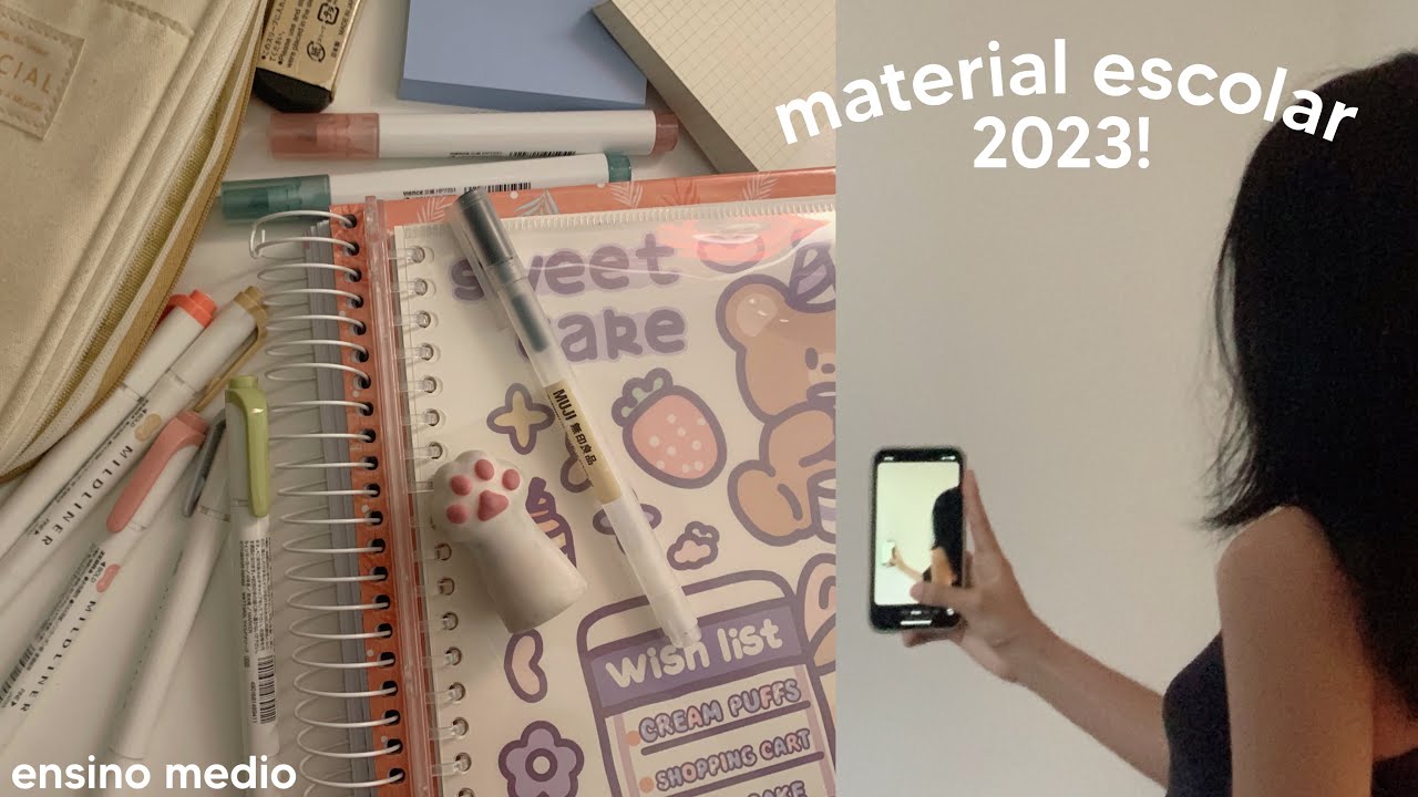 meu material escolar 2023 📓