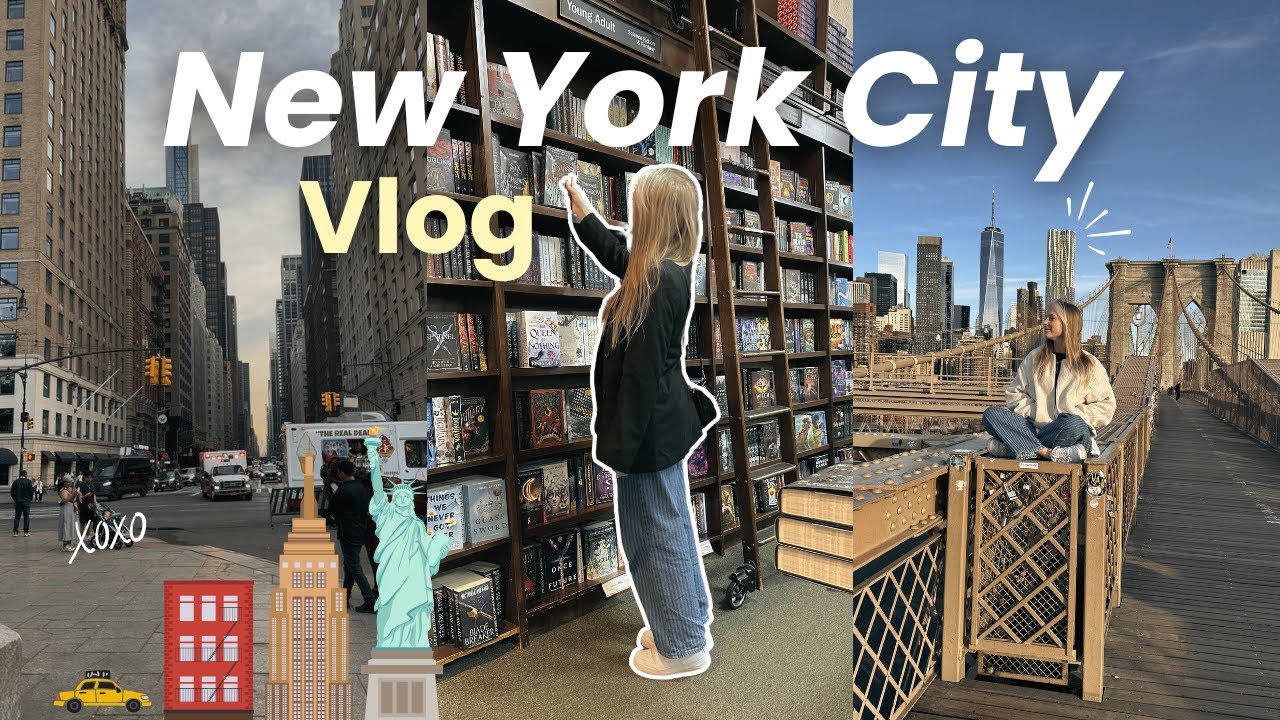 New York City VLOG🗽💌 | book stores & exploring nyc