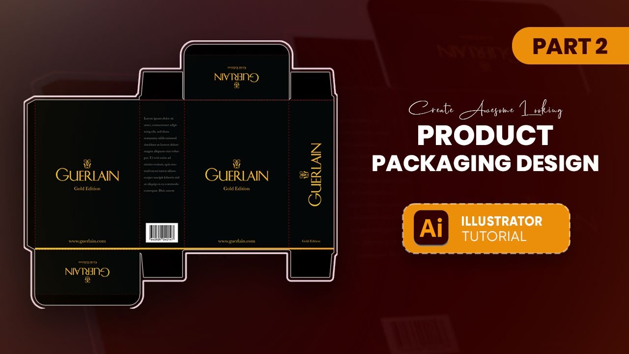 Product Packaging Design Complete Process In Illustrator (Complete Process)