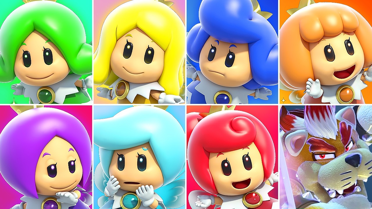 Super Mario 3D World - All Castles