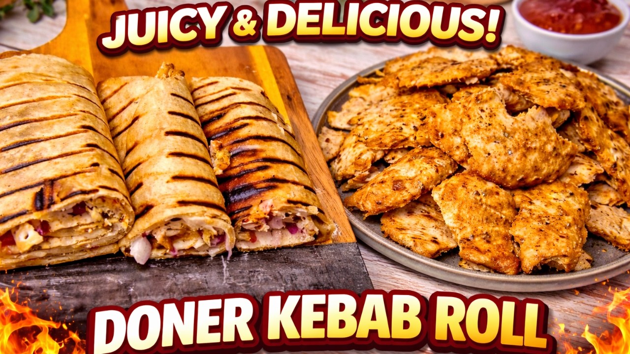 Doner kabab Roll | Viral Turkish Doner Kebab at Home Easily Step by Step | YN Food Affair