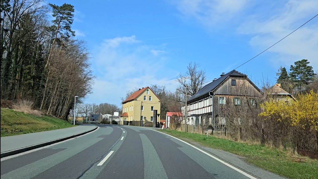 Driving In Germany 🇩🇪 | Zittau To L&ouml;bau | Most Beautiful Villages In District G&ouml;rlitz | 4k60fps