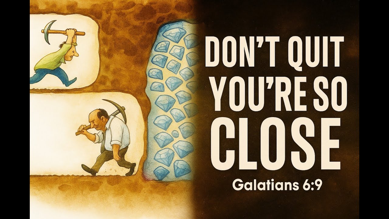 DON'T QUIT YOU'RE SO CLOSE - PART 1