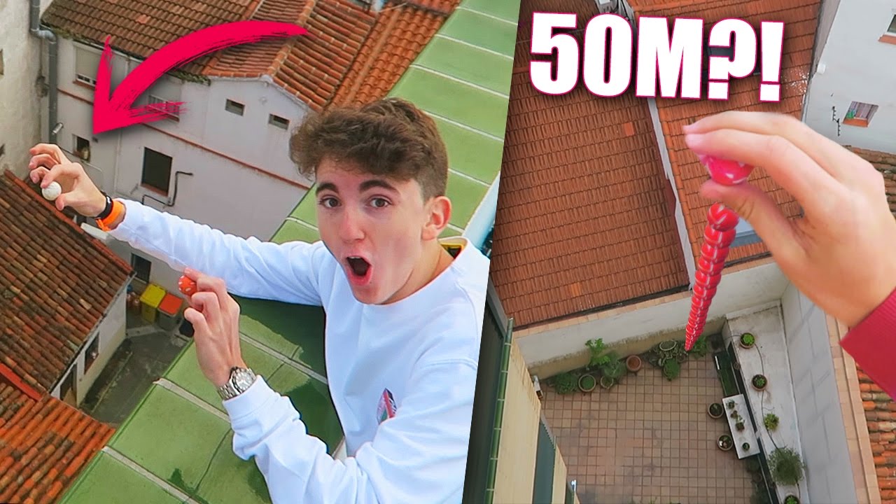 PUEDE REBOTAR UNA PELOTA 50 METROS DE ALTURA? [bycalitos]