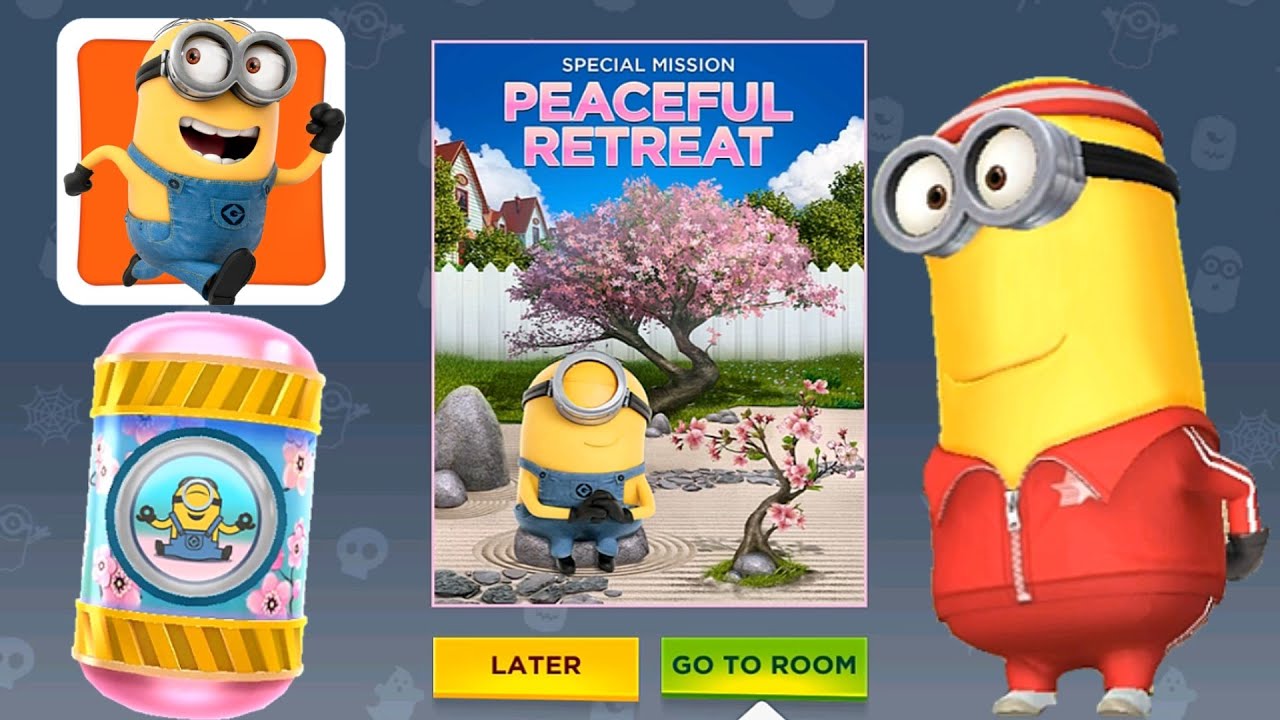 Despicable me Sporty Kevin Minion rush PEACEFUL RETREAT special mission gameplay gameplay android