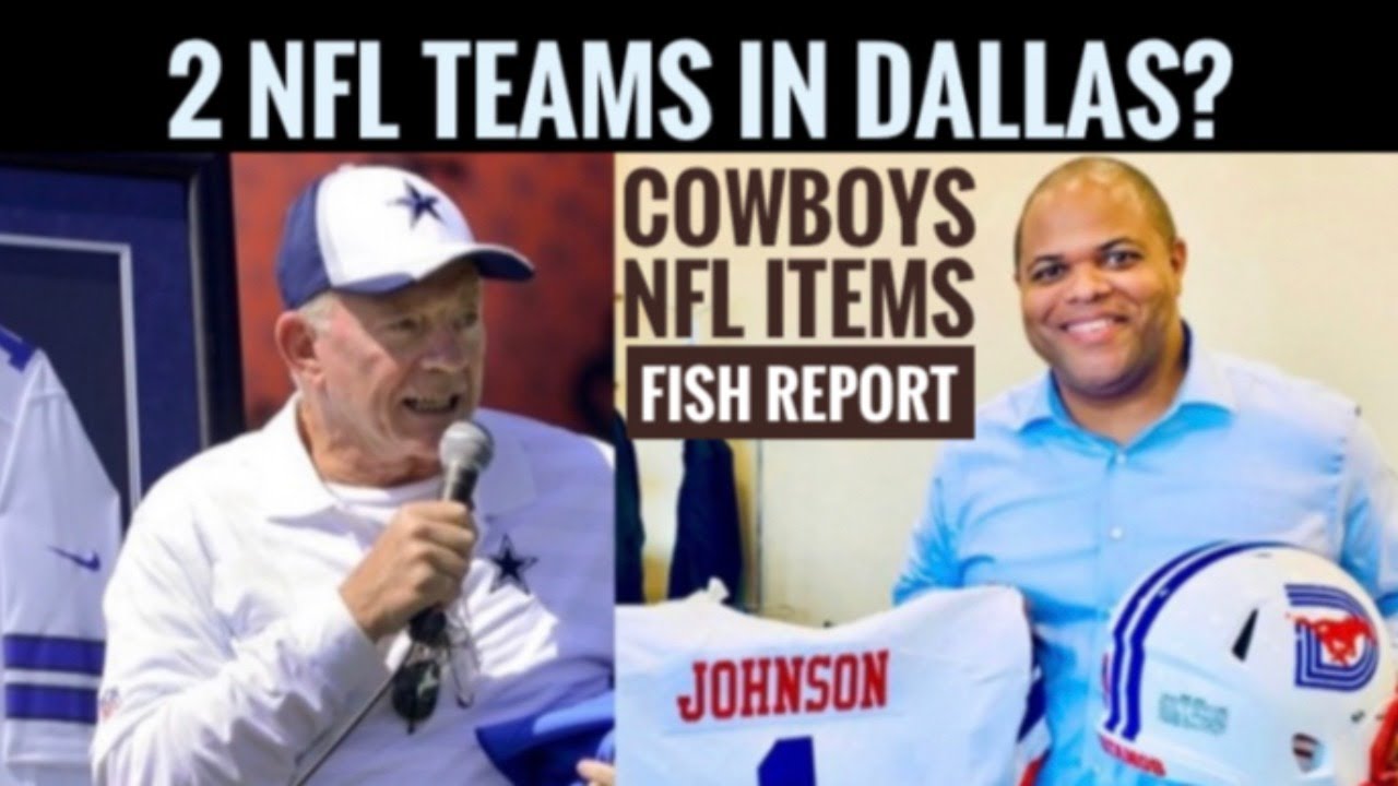 #DallasCowboys 2 NFL TEAMS in Dallas?! #NFL Items - Fish Report LIVE!