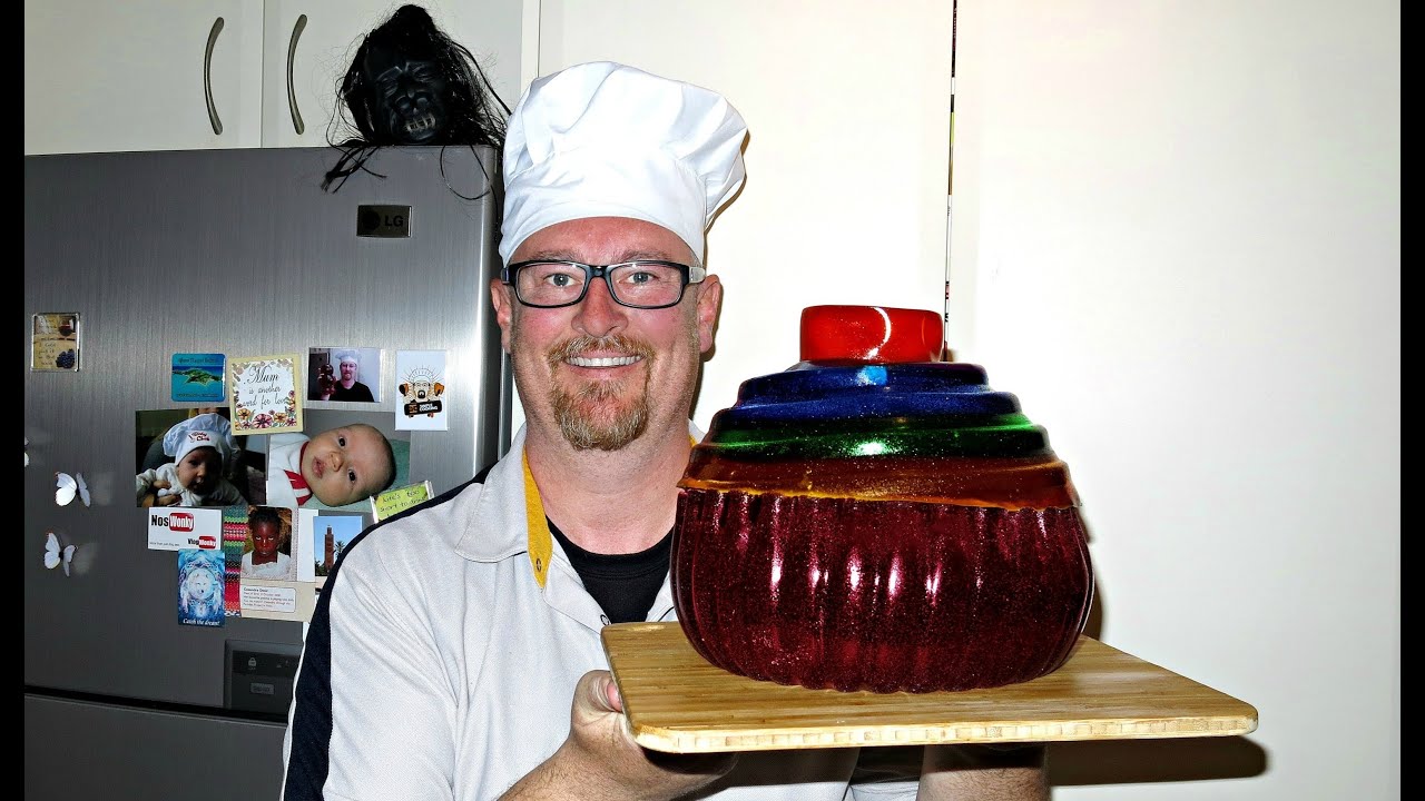GIANT RAINBOW GUMMY CUPCAKE