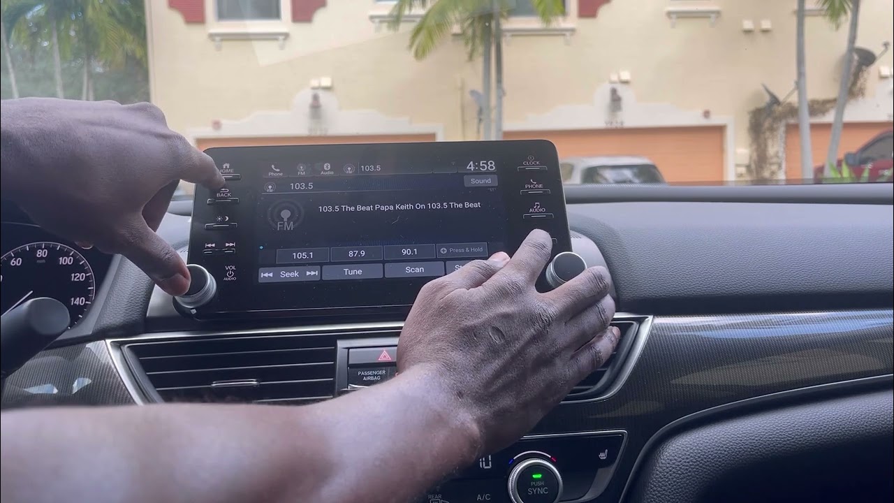 2018-2021 honda accord sport audio sound system