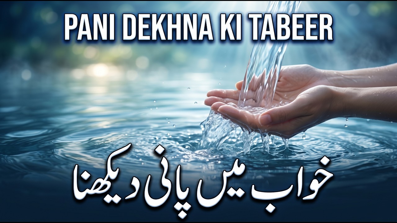 Khwab Mein Pani Dekhna Ki Tabeer | خواب میں پانی پینا | Water In Dream Meaning | Mufti Saeed Saadi