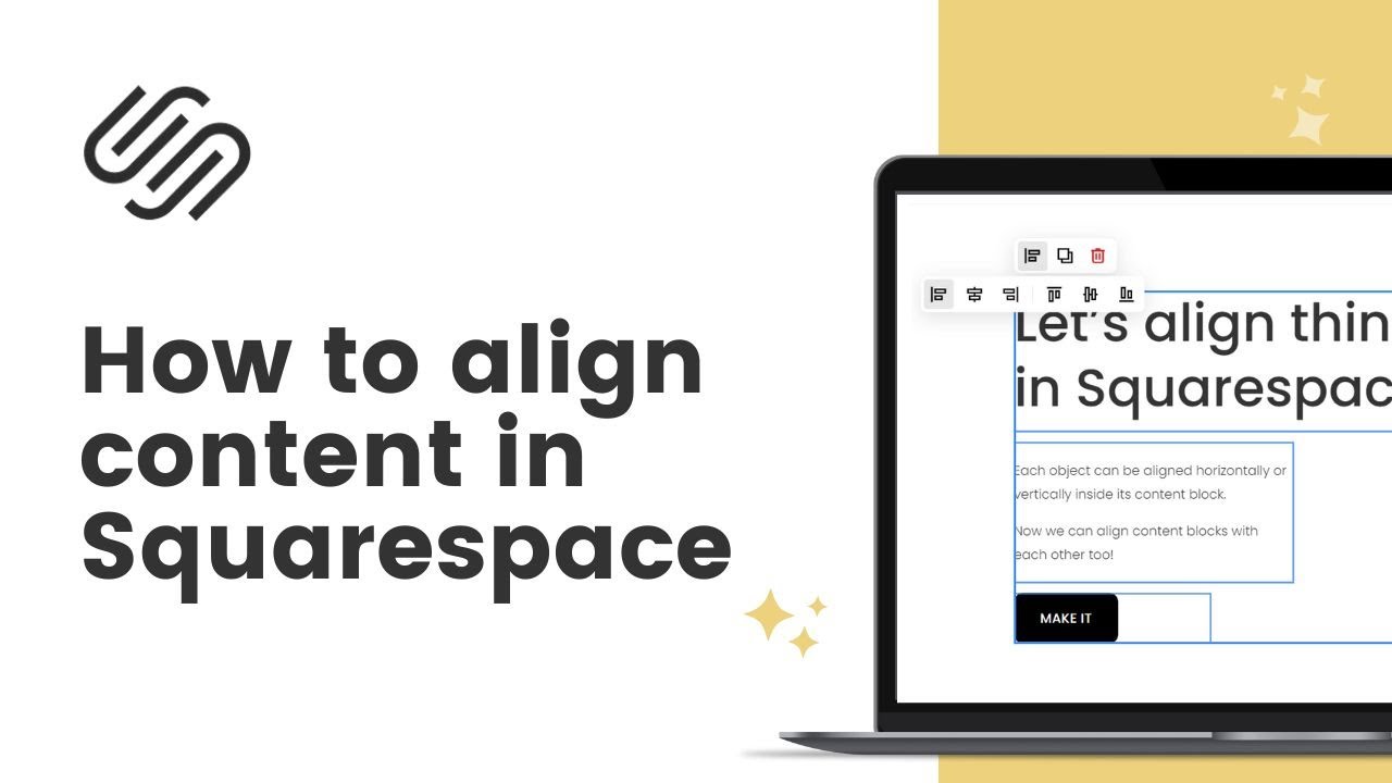 Как выровнять контент в Squarespace // Параметры выравнивания Squarespace Fluid Engine