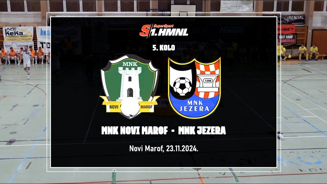 1. HMNL: NOVI MAROF - JEZERA 1:5, 23.11.2024.