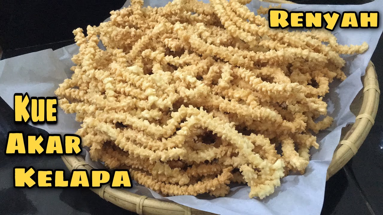 KUE AKAR KELAPA RENYAH DAN ANTI GAGAL