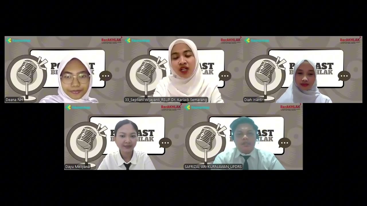 Tugas Kelompok Podcast Ber-Akhlak Latsar CPNS Angkatan 11 Bapelkes Cikarang.