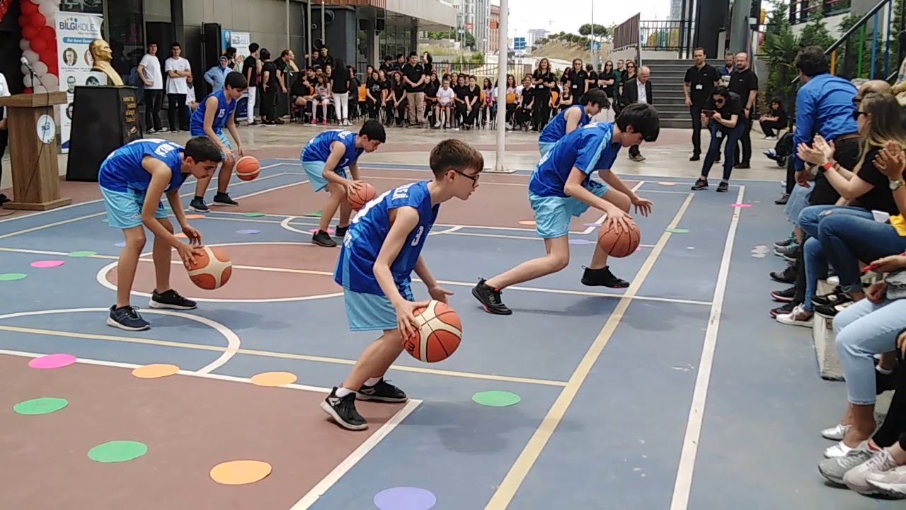 Basketbol takımımızdan ritim şov...
