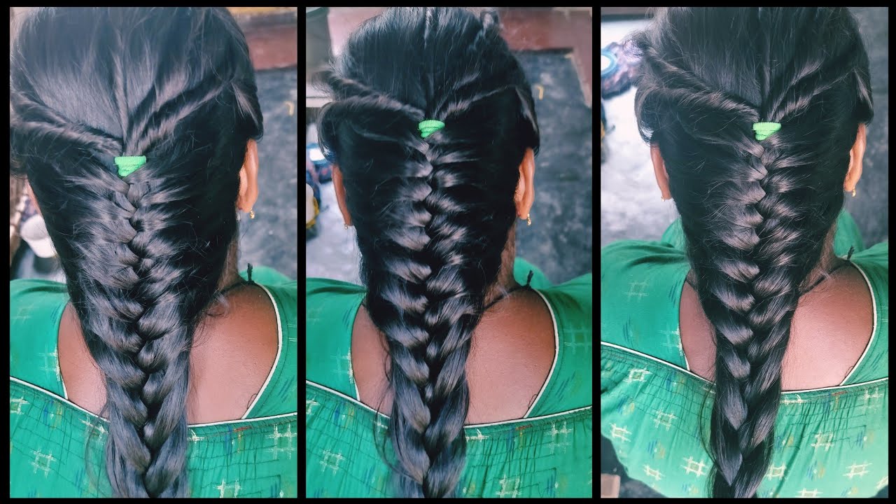 French braid Daily simple hairstyle for girls #trending #latesthairstylesforblackkids #viralvideo 