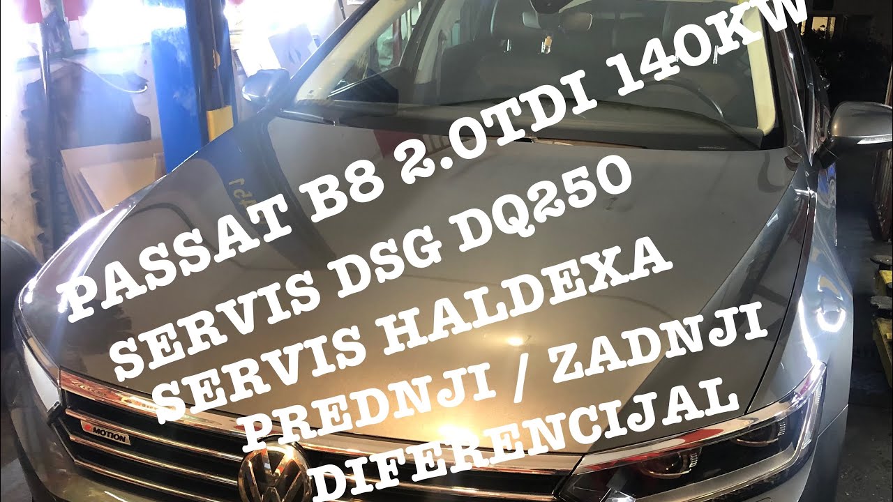 PASSAT B8 SERVIS DSG DQ250 HALDEX PREDNJI ZADNJI DIFERENCIJAL