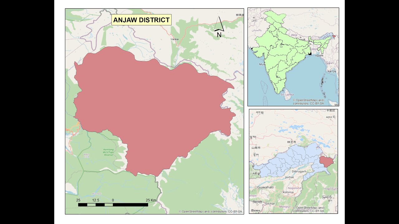 Anjaw District | Administrative Circles | Arunachal pradesh #anjaw #taluka #arunachalpradesh