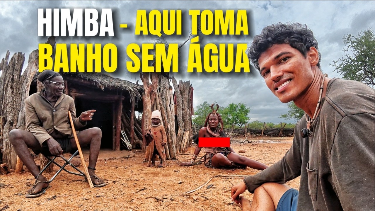 Elas tomam banho SEM ÁGUA - Primeiras Impressões do povo Himba (Namíbia, África)