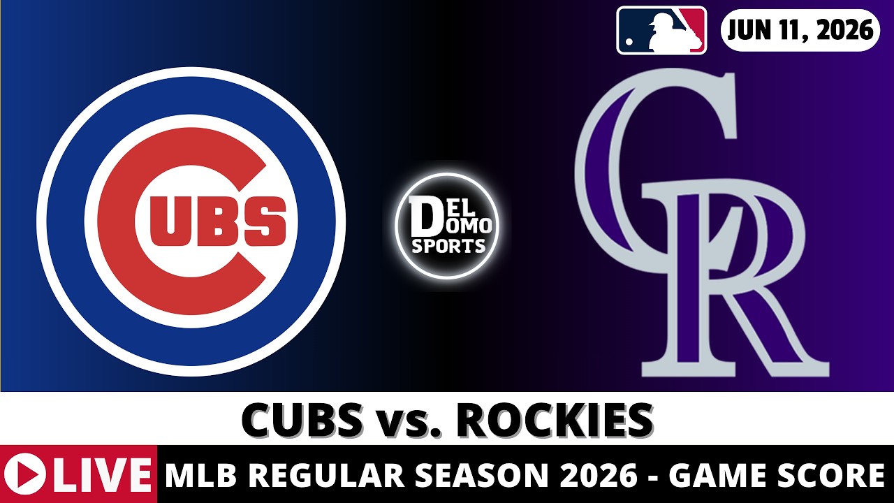 CHICAGO CUBS VS COLORADO ROCKIES LIVE ⚾️ MLB Game Score Radio Play-by-Play