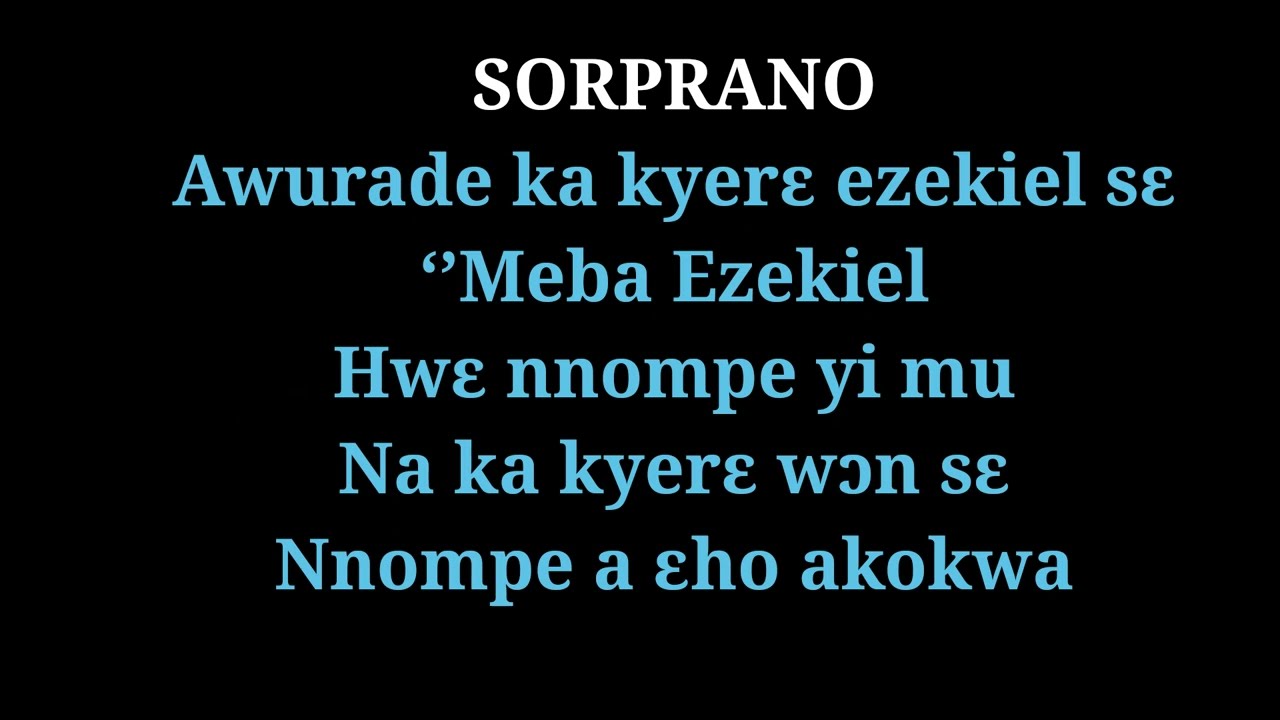 EZEKIEL DOMPE- CHURCH OF CHRIST CHORUS